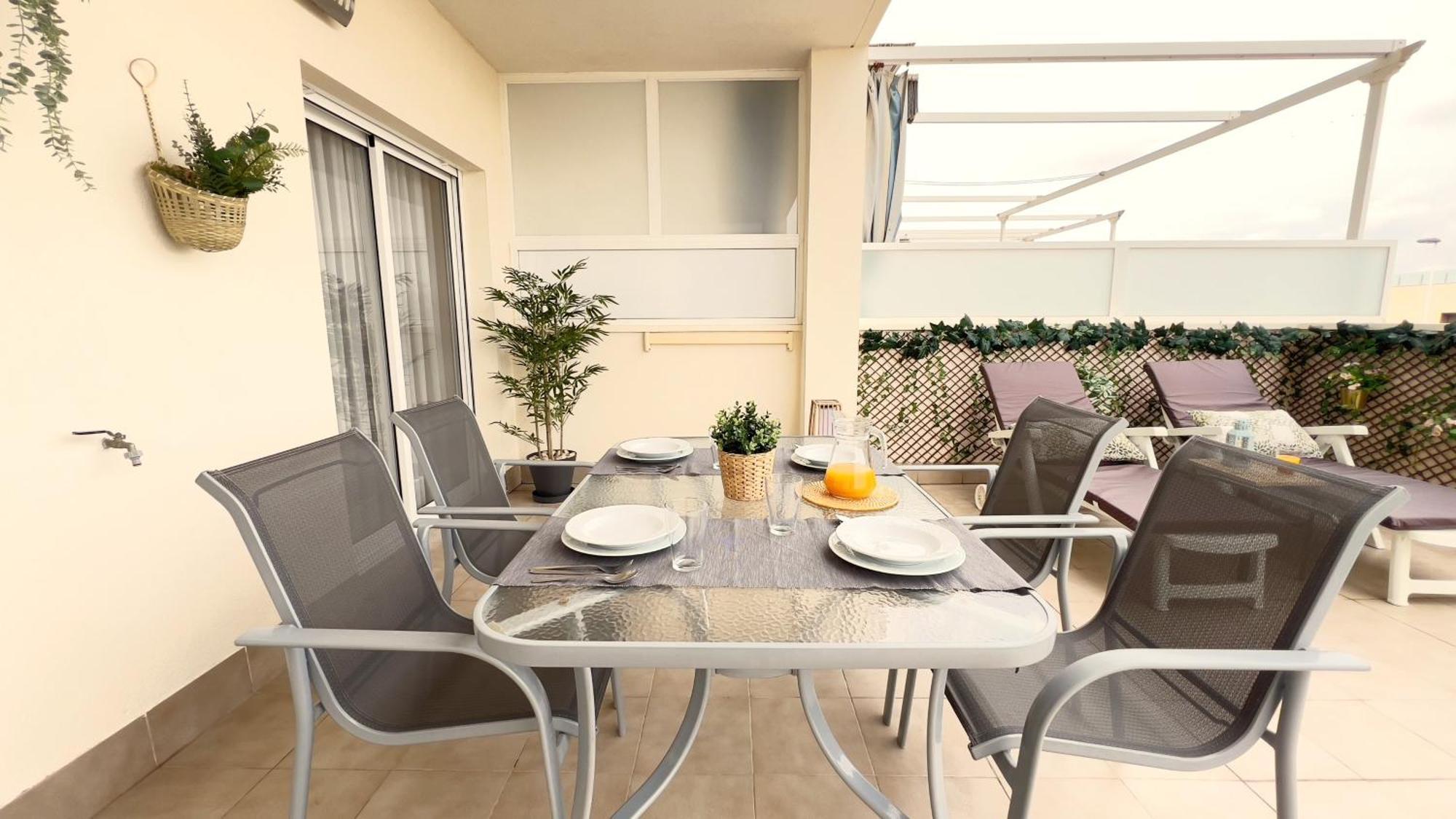 Апартаменты La Ribera - Terraza, Piscina Y Playa Сан-Хавьер Экстерьер фото